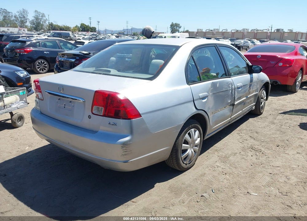 2003 HONDA CIVIC LX VIN: 2HGES16513H615134