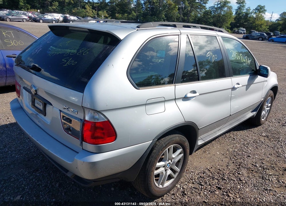 2005 BMW X5 3.0I VIN: 5UXFA13585LY00215