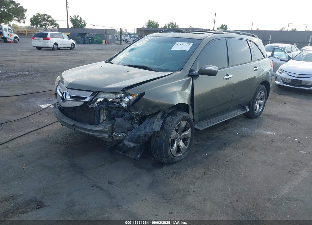 2007 ACURA MDX SPORT PACKAGE VIN: 2HNYD28807H548934