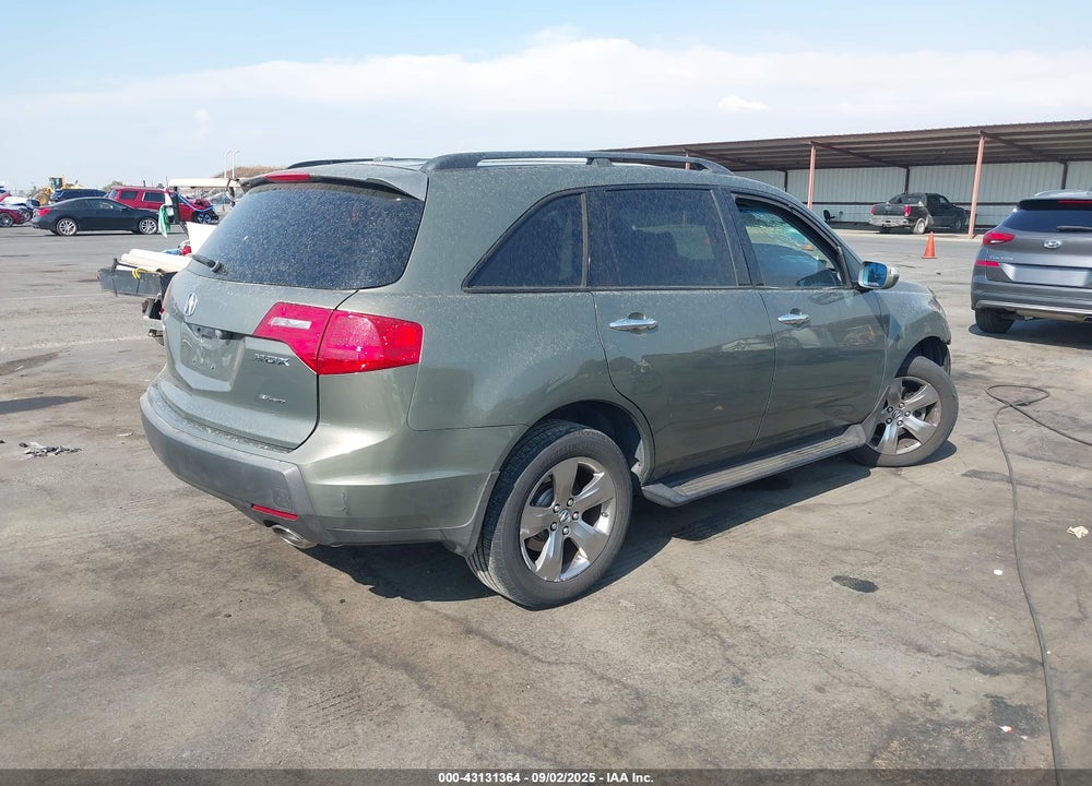 2007 ACURA MDX SPORT PACKAGE VIN: 2HNYD28807H548934