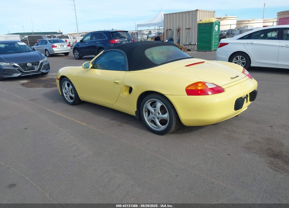 1997 PORSCHE BOXSTER VIN: WP0CA2983VS622201