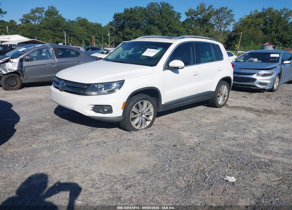 2012 VOLKSWAGEN TIGUAN SE VIN: WVGAV7AX8CW566799