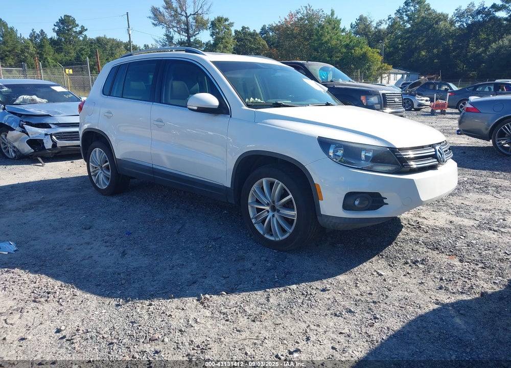 2012 VOLKSWAGEN TIGUAN SE VIN: WVGAV7AX8CW566799