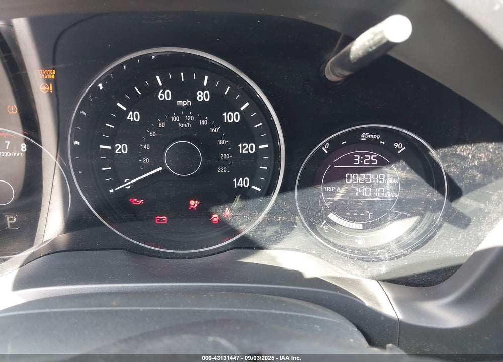 2016 HONDA HR-V VIN: 3CZRU5H7XGM717078