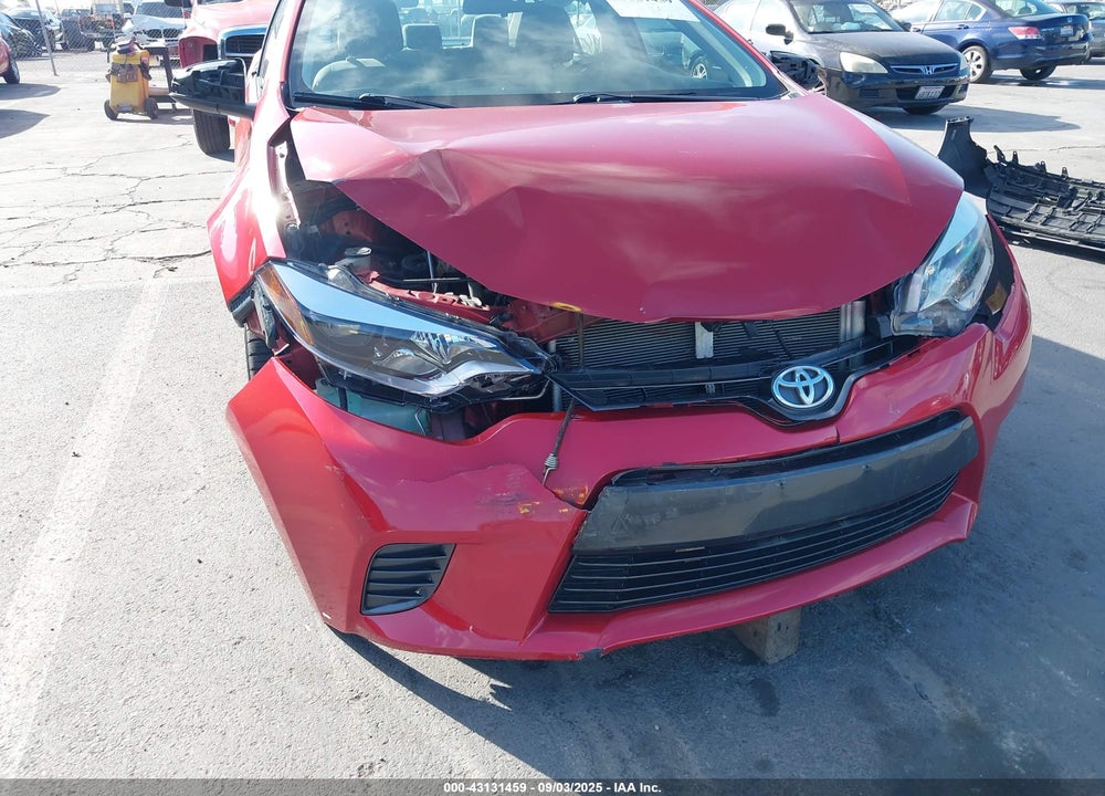 2016 TOYOTA COROLLA LE VIN: 5YFBURHE5GP550375