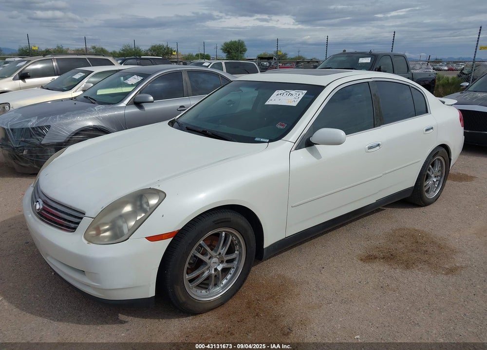 2003 INFINITI G35 LUXURY LEATHER VIN: JNKCV51E83M333547