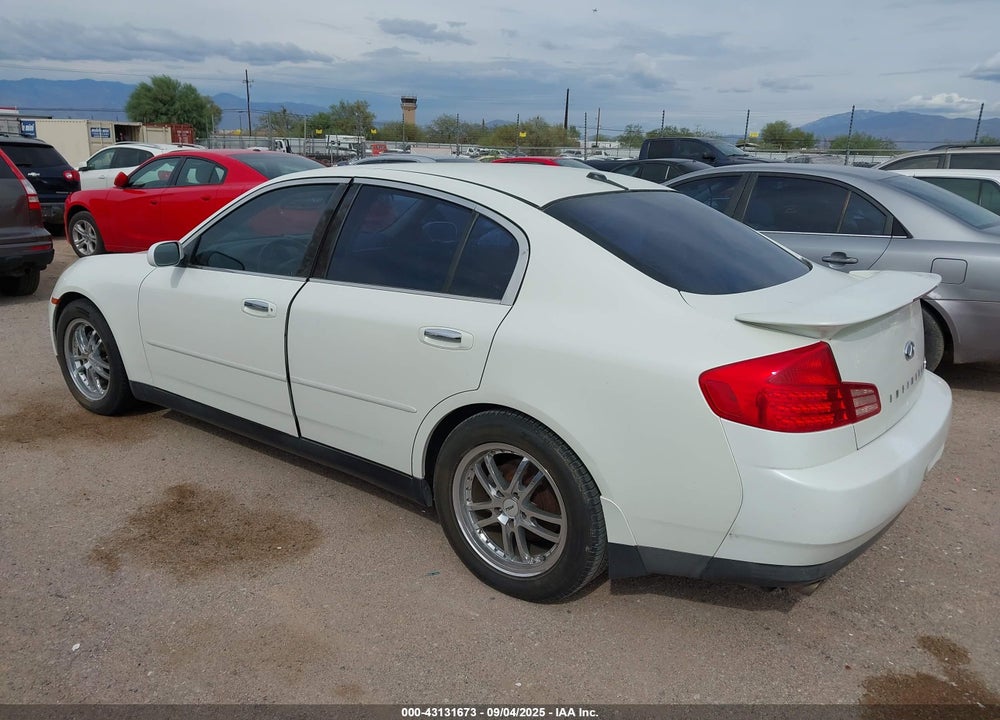 2003 INFINITI G35 LUXURY LEATHER VIN: JNKCV51E83M333547