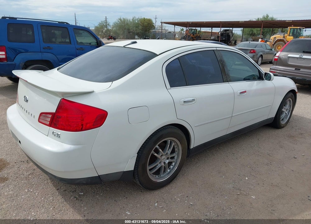 2003 INFINITI G35 LUXURY LEATHER VIN: JNKCV51E83M333547