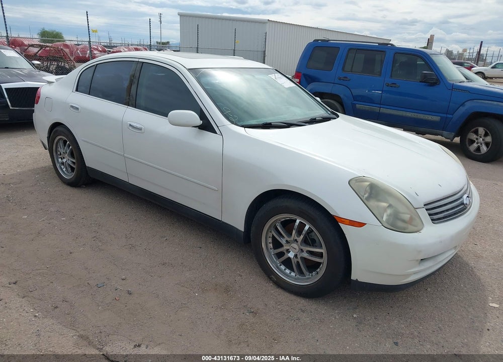 2003 INFINITI G35 LUXURY LEATHER VIN: JNKCV51E83M333547