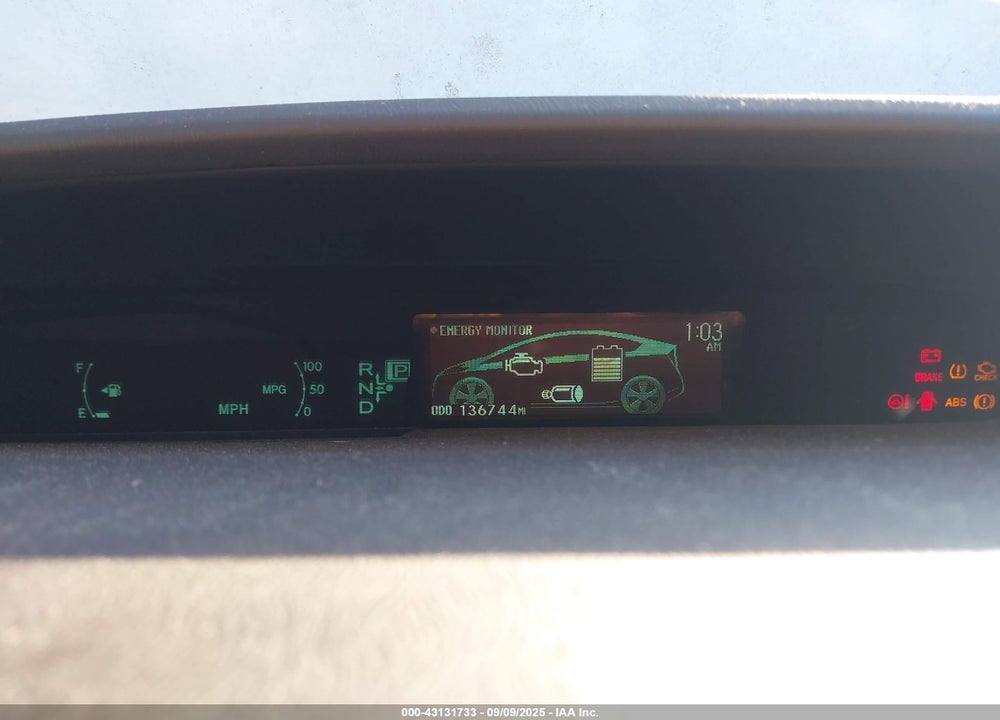 2011 TOYOTA PRIUS TWO VIN: JTDKN3DU0B0276626