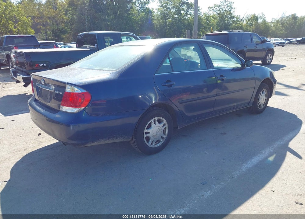 2005 TOYOTA CAMRY LE VIN: 4T1BE32K05U020996