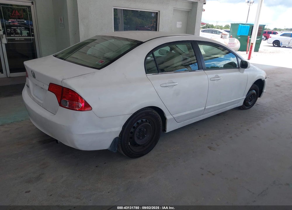 2006 HONDA CIVIC LX VIN: 1HGFA165X6L055192