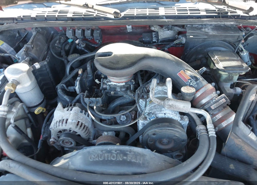 1997 CHEVROLET S-10 FLEETSIDE VIN: 1GCCS14W3V8206031