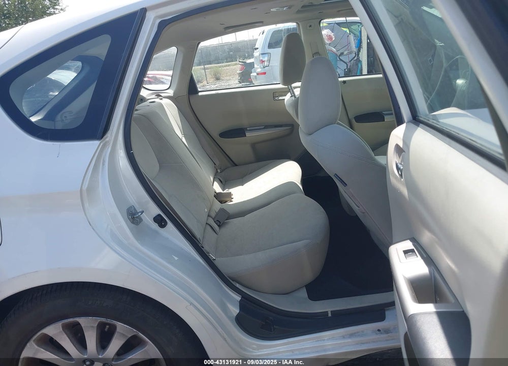 2009 SUBARU IMPREZA VIN: JF1GH60659H805592