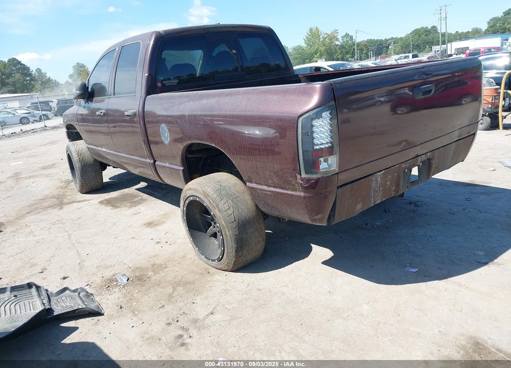 2005 DODGE RAM 2500 SLT/LARAMIE VIN: 3D7KS28C55G865861