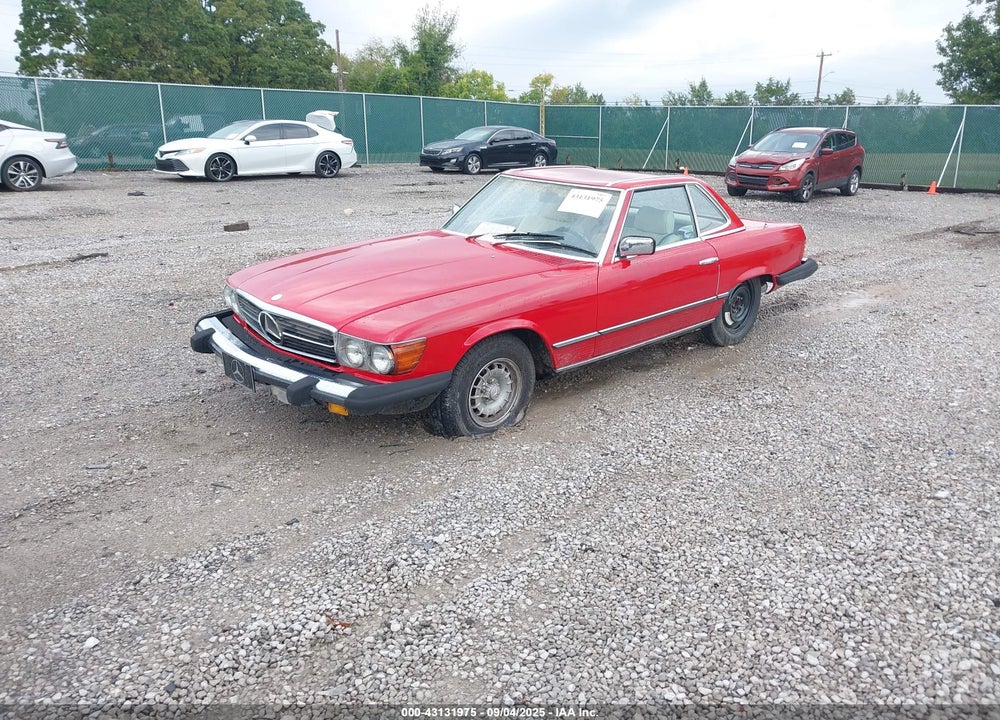 1982 MERCEDES-BENZ 380 SL VIN: WDBBA45A5CB016233