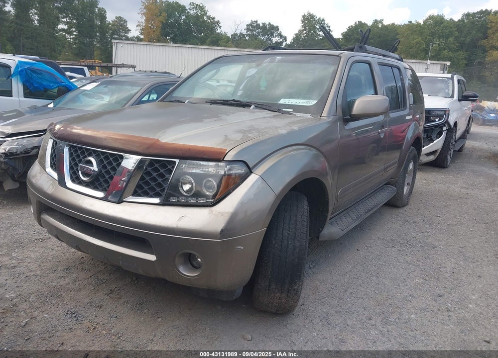 2006 NISSAN PATHFINDER VIN: 5N1AR18W96C625833