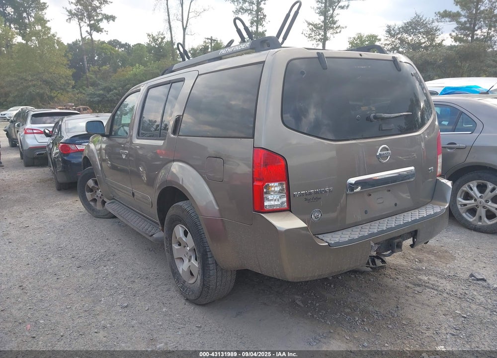 2006 NISSAN PATHFINDER VIN: 5N1AR18W96C625833