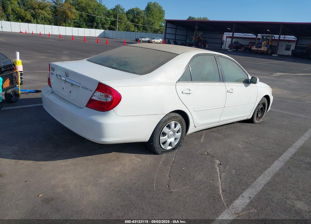 2004 TOYOTA CAMRY LE VIN: 4T1BE32K14U324837