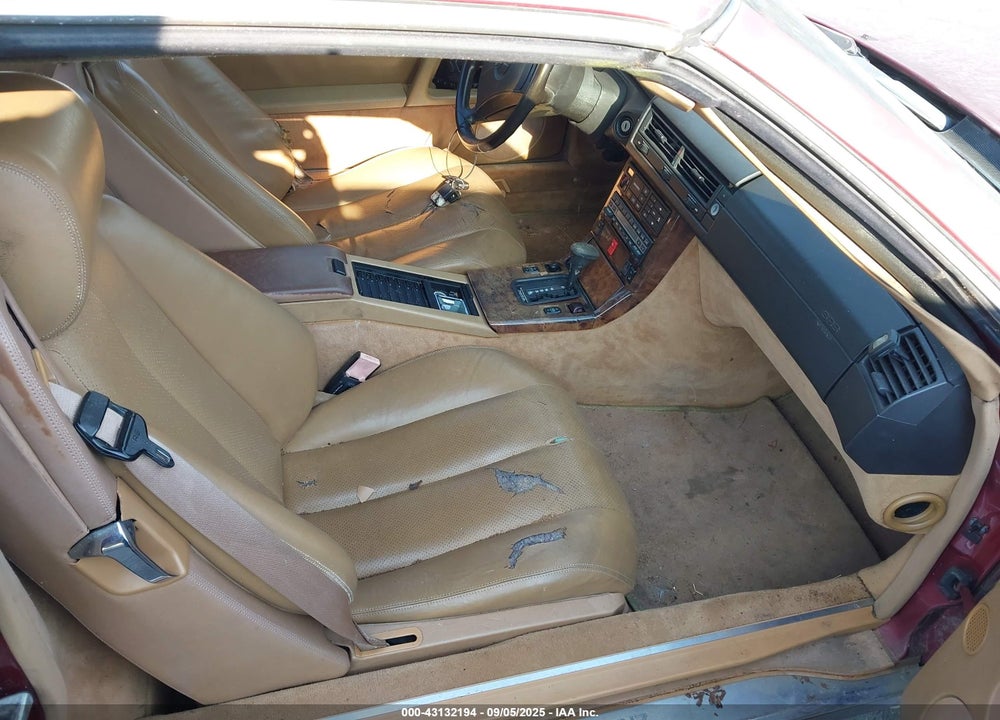 1991 MERCEDES-BENZ 500 SL VIN: WDBFA66E9MF018866
