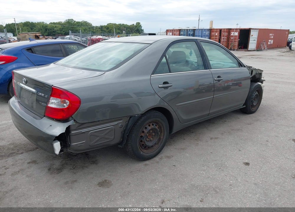 2004 TOYOTA CAMRY LE VIN: 4T1BE32K54U937074