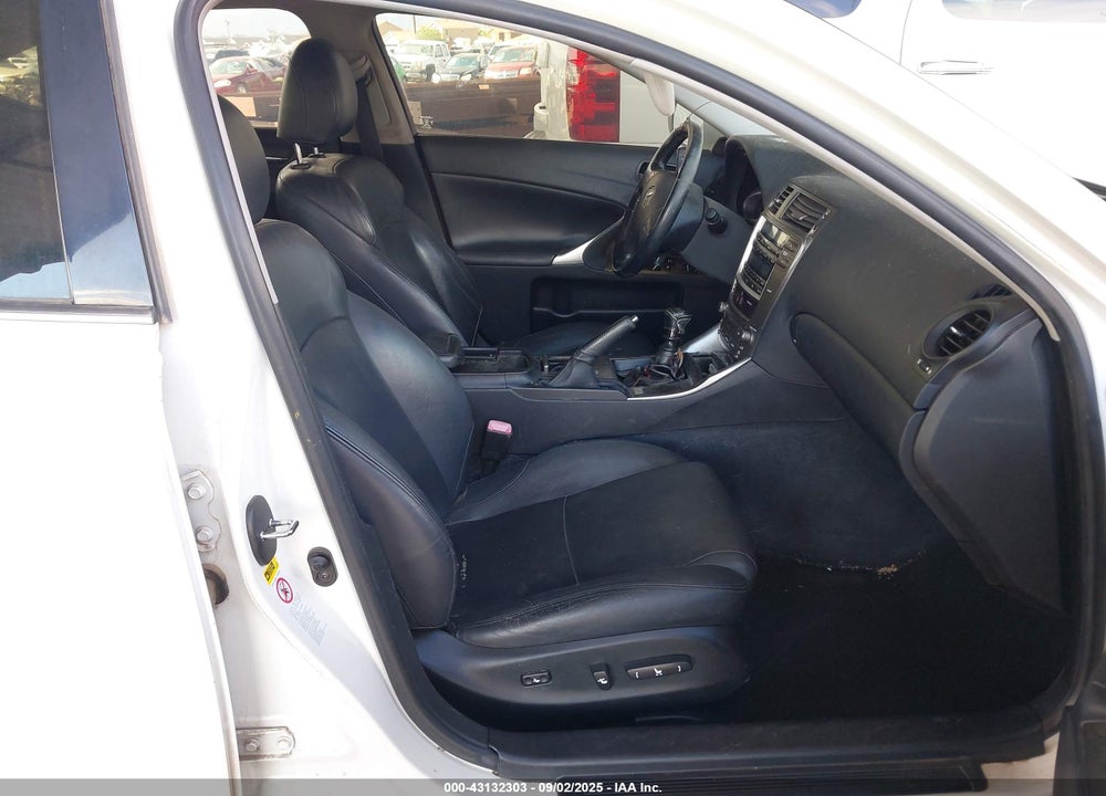 2008 LEXUS IS 250 VIN: JTHBK262982065838