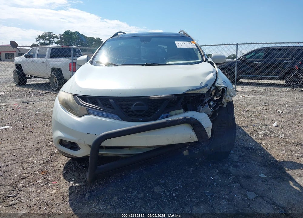 2011 NISSAN MURANO VIN: JN8AZ1MU0BW058305