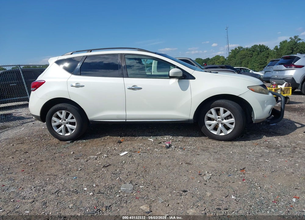 2011 NISSAN MURANO VIN: JN8AZ1MU0BW058305