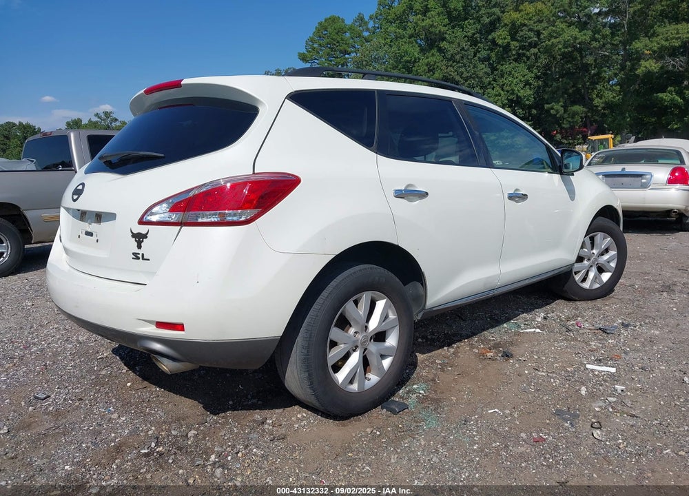 2011 NISSAN MURANO VIN: JN8AZ1MU0BW058305
