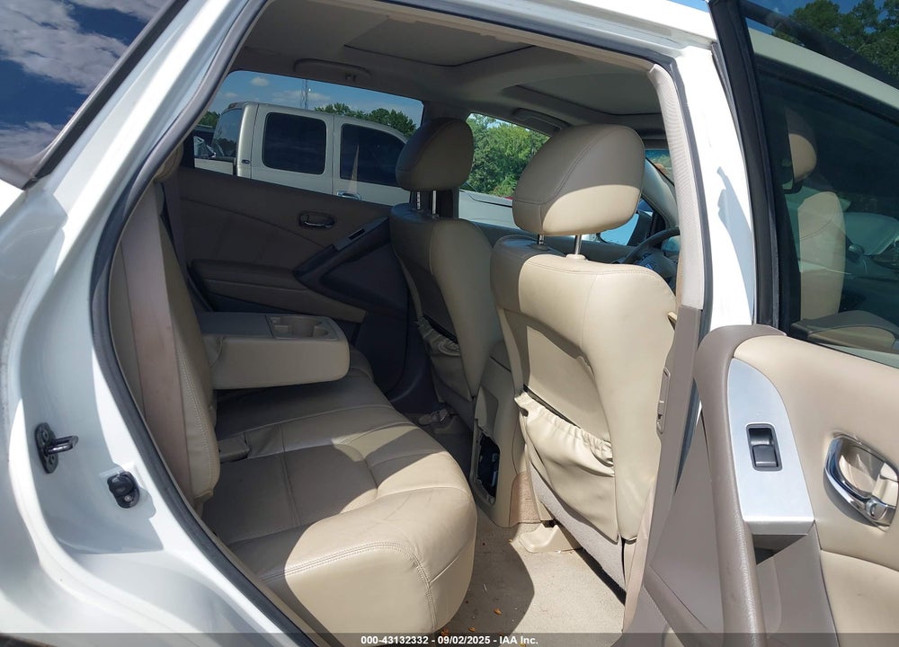 2011 NISSAN MURANO VIN: JN8AZ1MU0BW058305