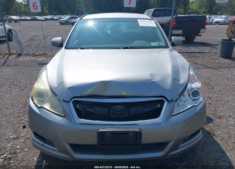 2011 SUBARU LEGACY VIN: 4S3BMBC61B3225814