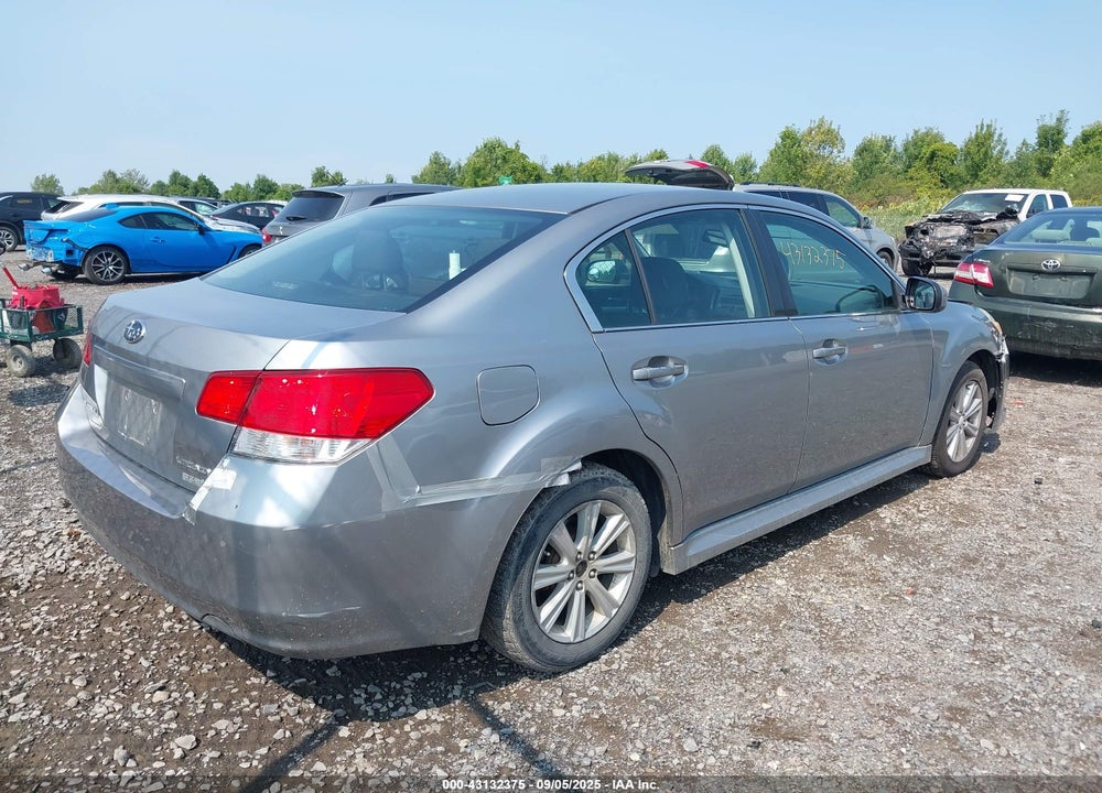 2011 SUBARU LEGACY VIN: 4S3BMBC61B3225814