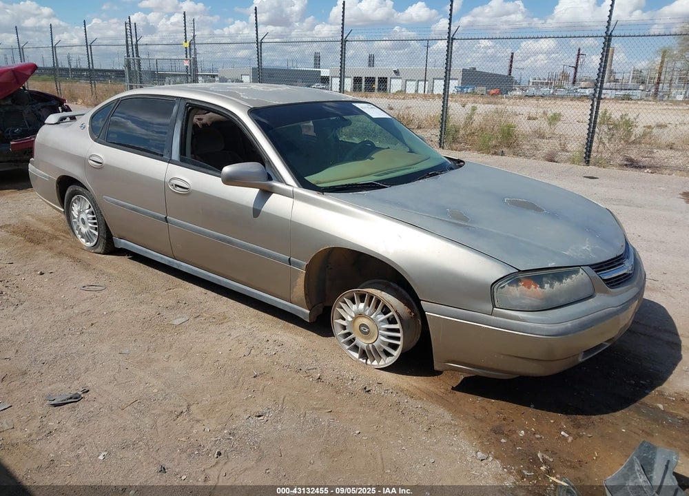 2001 CHEVROLET IMPALA VIN: 2G1WF55E619262258