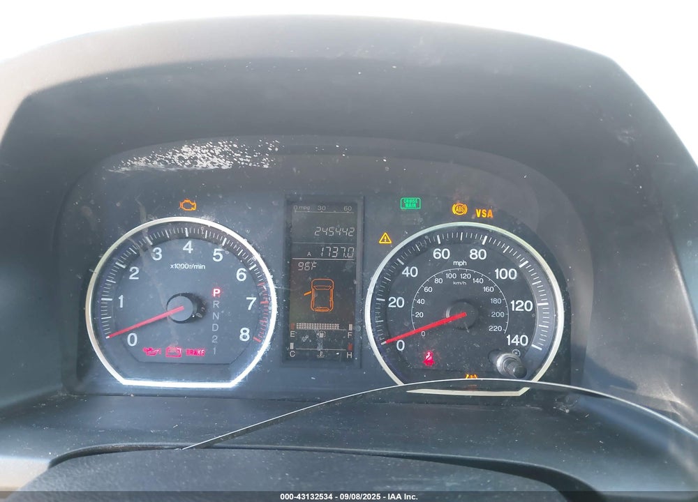 2009 HONDA CR-V VIN: JHLRE38749C004384