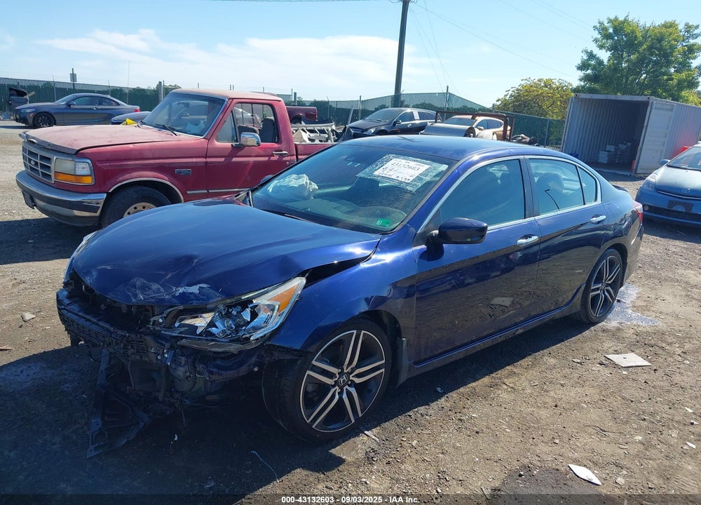 2016 HONDA ACCORD VIN: 1HGCR2F68GA106048