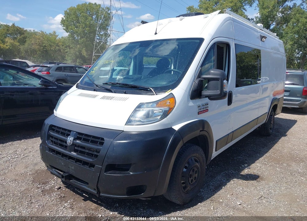 2014 RAM PROMASTER 3500 HIGH ROOF VIN: 3C6URVJGXEE124038
