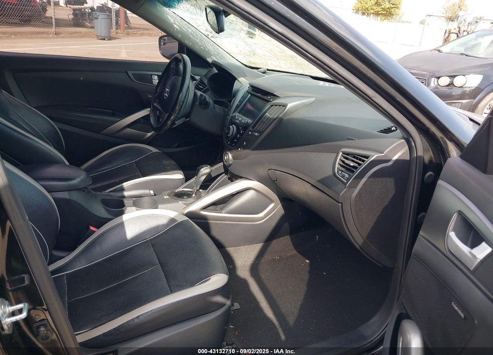 2014 HYUNDAI VELOSTER TURBO W/BLACK VIN: KMHTC6AE9EU193682