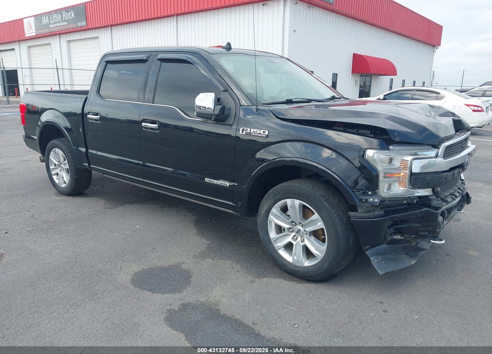 2018 FORD F-150 PLATINUM VIN: 1FTFW1E18JFD80283