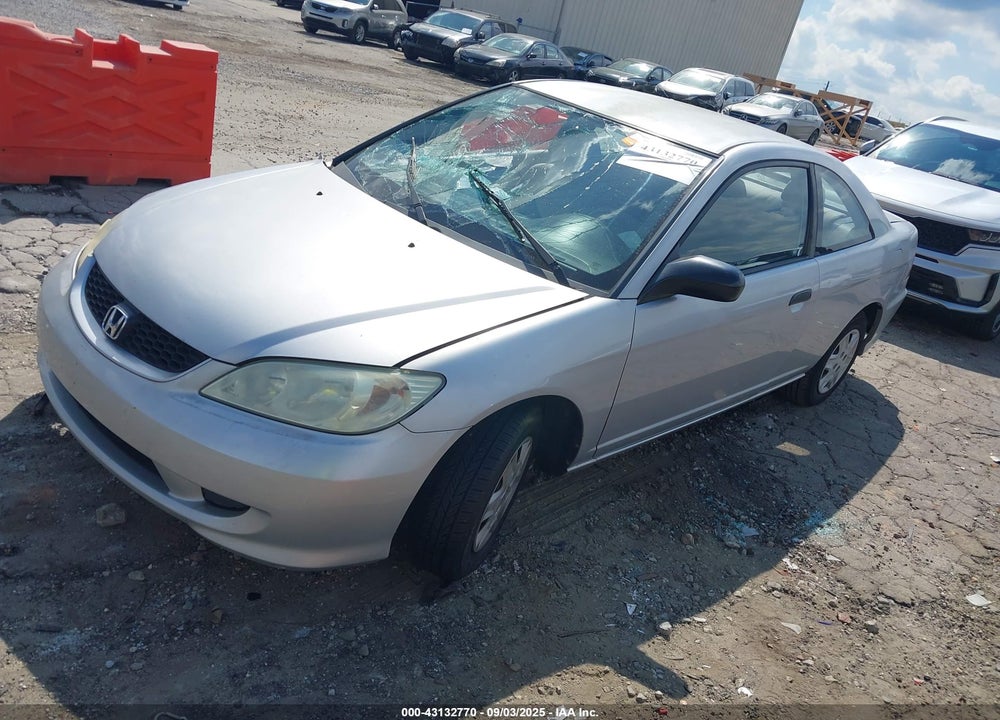 2005 HONDA CIVIC VP VIN: 1HGEM22125L040616