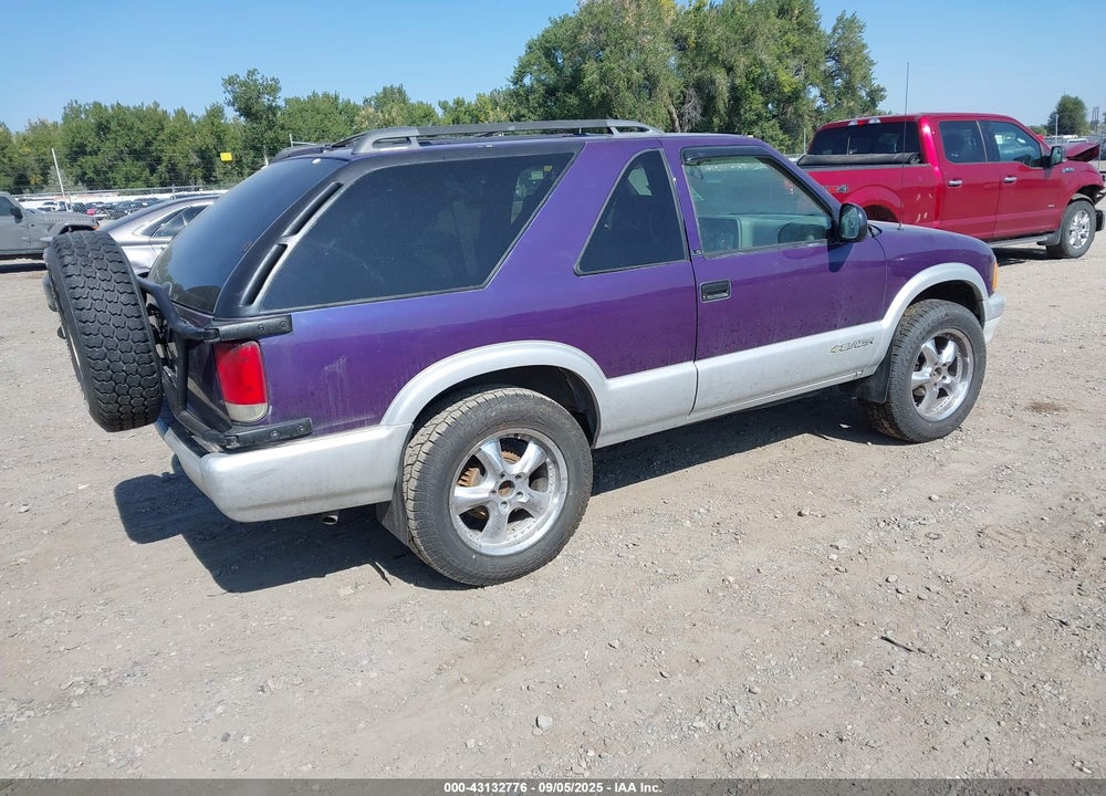 1995 CHEVROLET BLAZER VIN: 1GNCT18W8S2184847