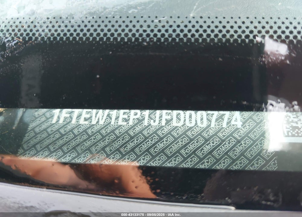 2018 FORD F-150 VIN: 1FTEW1EP1JFD00774