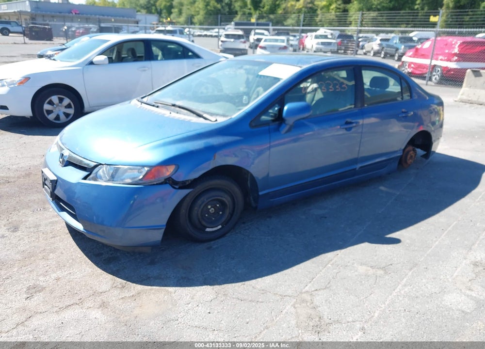 2007 HONDA CIVIC VIN: 1HGFA168X7L093193