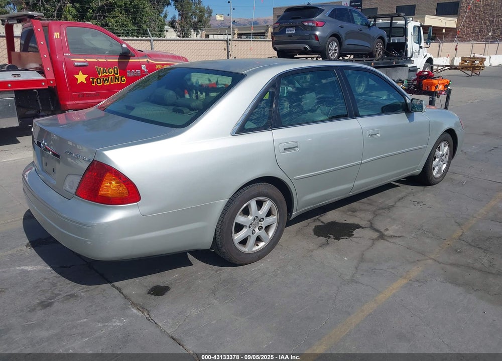 2000 TOYOTA AVALON XLS VIN: 4T1BF28B9YU107122
