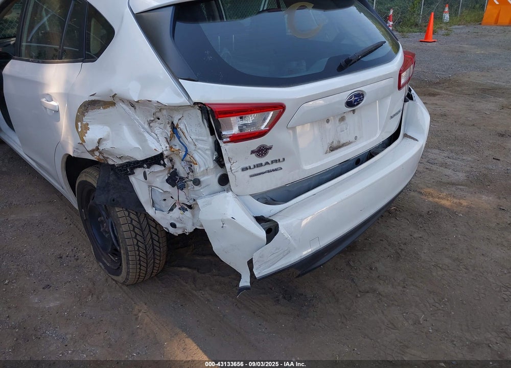 2018 SUBARU IMPREZA VIN: 4S3GTAA62J3737165