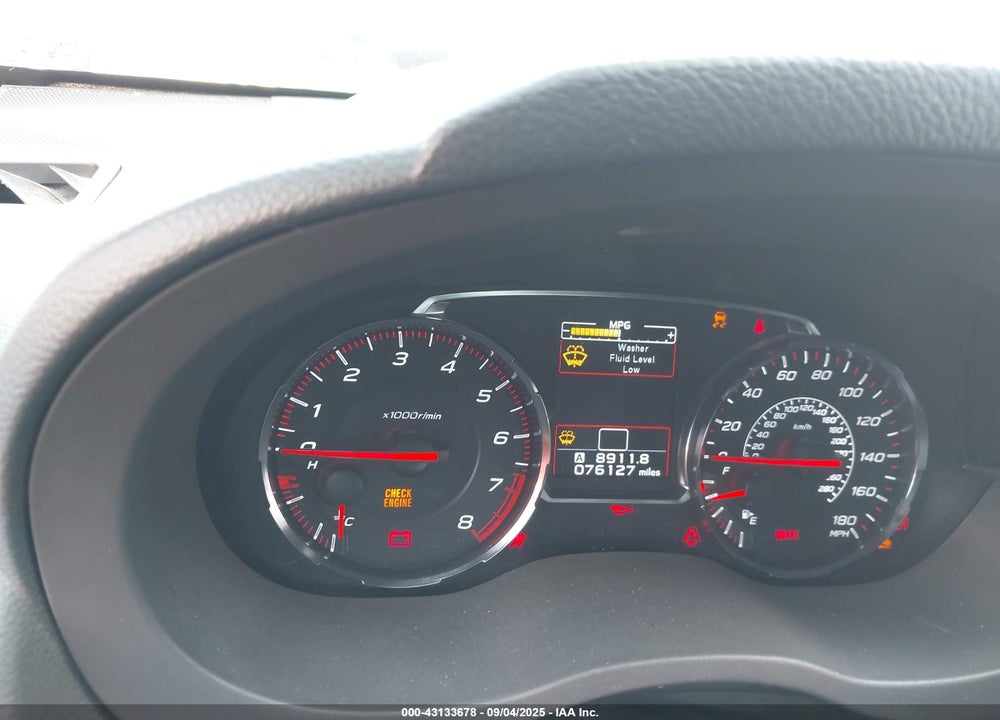 2020 SUBARU WRX VIN: JF1VA1A62L9800316