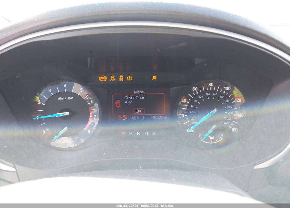 2013 FORD FUSION VIN: 3FA6P0HRXDR187963