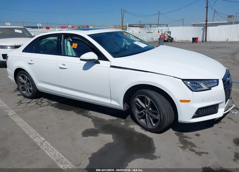 2019 AUDI A4 40 PREMIUM VIN: WAUGMAF48KN020356