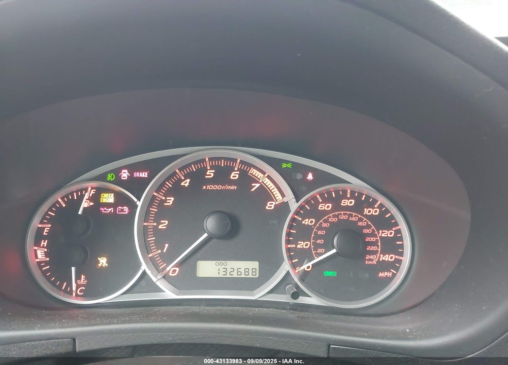 2011 SUBARU IMPREZA VIN: JF1GV7E6XBG523452