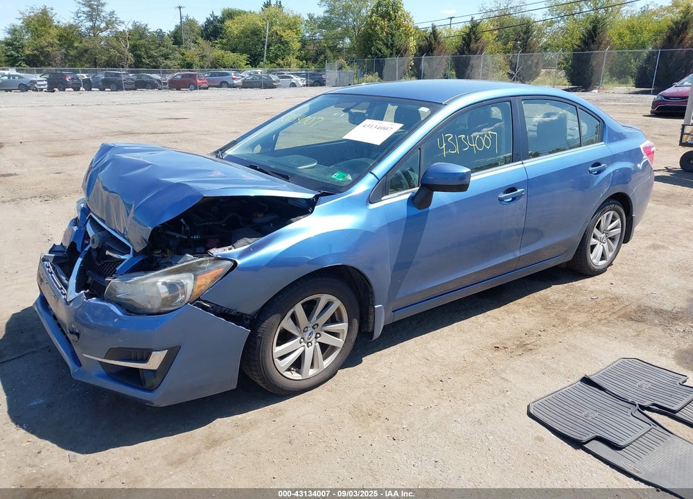 2016 SUBARU IMPREZA VIN: JF1GJAB61GH013621