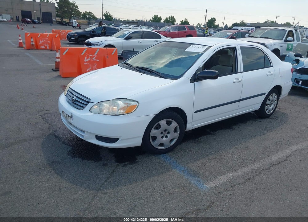 2003 TOYOTA COROLLA CE VIN: 2T1BR32E43C067512